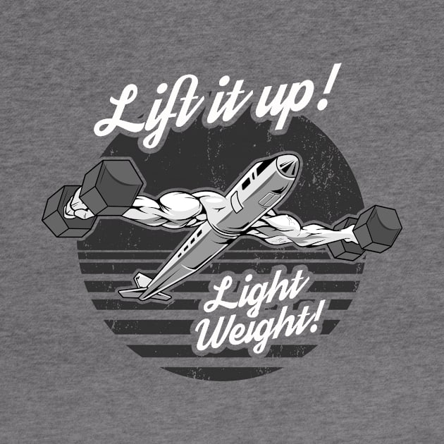 Lift it Up Bodybuilder Shirt Powerlifting Gym Motivation by ELFEINHALB